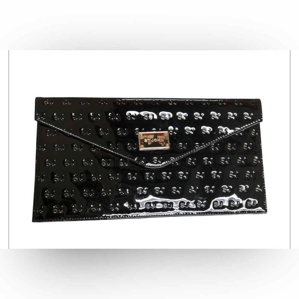 St John Clutch / evening bag, with all over logo pattern
